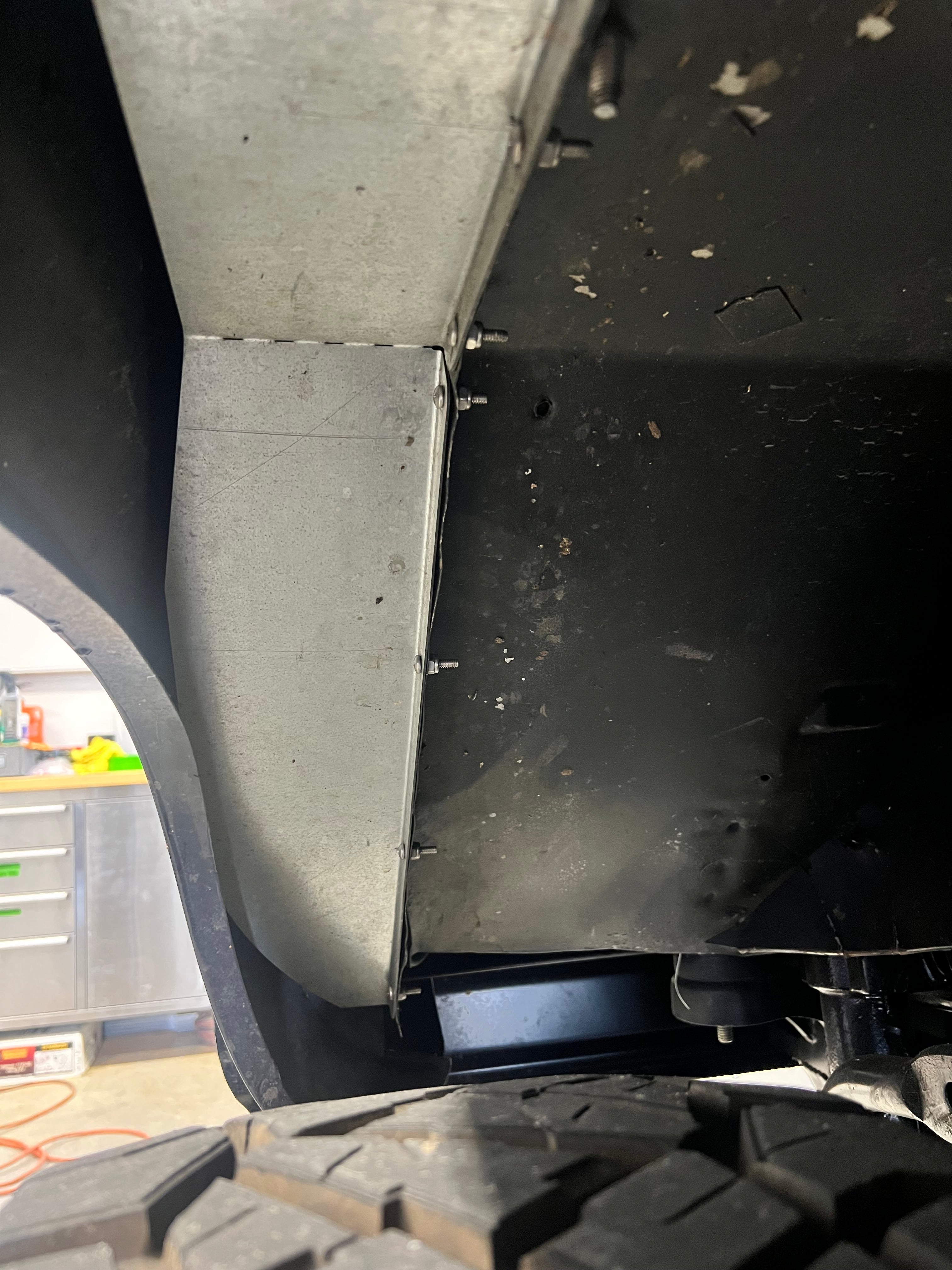 66-77 Bronco front fender liners 316 Stainless steel